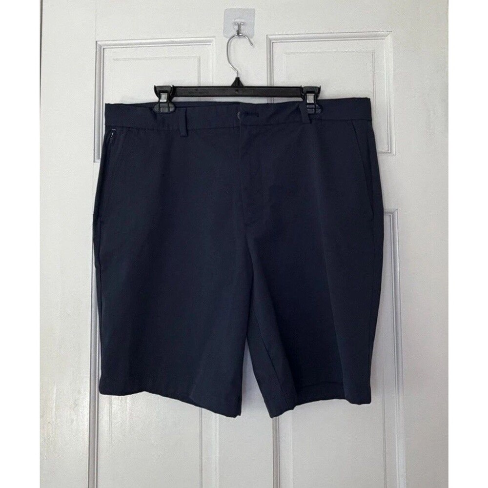 Vineyard Vines Mens OTG On-The-Go Chino Shorts Ripstop Stretch Blue 8 in